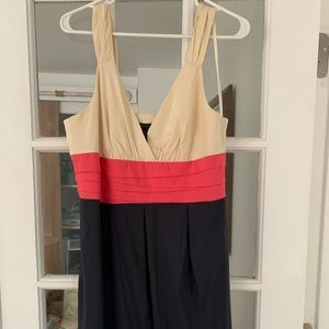 BCBG Color Block Woven Dress